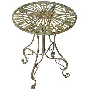 Bộ Bàn Ăn Ngoài Trời Gấp Gọn Kiểu Cổ Điển Bộ Bàn Ăn Bằng Kim Loại Gấp Gọn Cho Sân Trong - Product Image 3