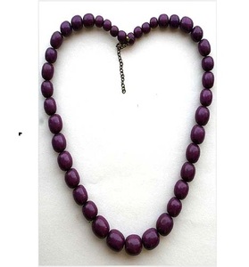 Natural Beaded Necklace Blue Aquamarine Choker Healing Necklace for Women Classic Jewlery - Product Image 1