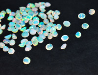 Opale éthiopienne naturelle à facettes multi feu Welo pierre précieuse calibrée cristal de pierre précieuse en vrac naturel pour collier pendentif de bijoux