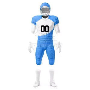 Kit de football américain avec maillot en maille ventilée et pantalon ajusté confortable - Product Image 2