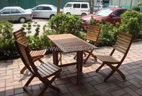 Table pliante en bois d'acacia moderne de haute qualité, meilleur prix pour jardin extérieur, serre, facile à assembler, respectueuse de l'environnement