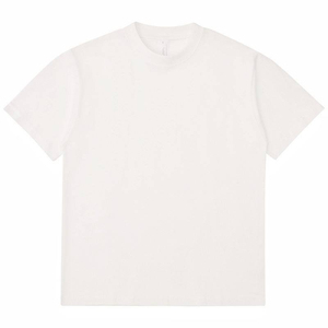 Camiseta gráfica de gran tamaño de algodón pesado para hombre 2025, camiseta en blanco lavada Vintage con estampado de lavado ácido, camiseta transpirable de talla grande - Product Image 5