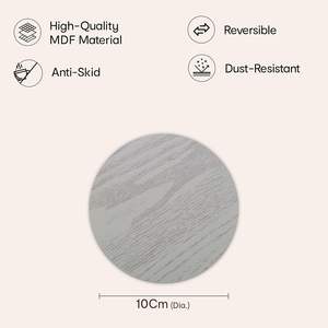 Dessous de verre en bois naturel de sheesham unique fabriqué à la main - Product Image 3