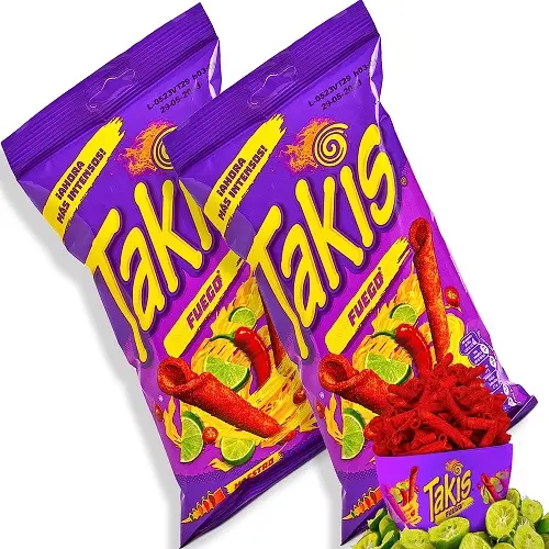 Tortilla Chips - Fuego Hot Chili und Lime & Takis Takis