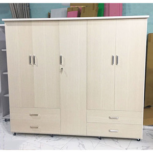 Organizador de Ropa Portátil de 5 Puertas y 2 Niveles con Ganchos de Acero Inoxidable y Plástico para Armario - Product Image 1