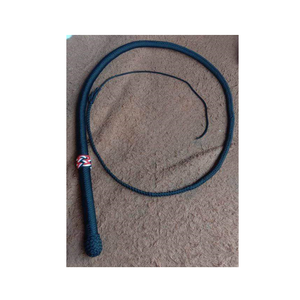 Premium Halloween Bullwhip Hand <b>Braided</b> Nylon Stock Whip | Professional Equestrian Training Rodeo Performance Outdoor <b>Accessory</b> - Product Image 1