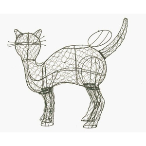 Sculpture artisanale en métal forgé moderne de haute qualité, ornements en fer noir fini, écologiques pour la décoration de la maison et de Noël - Product Image 2