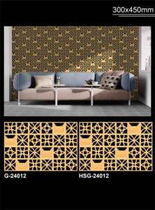 CARREAUX MURAUX EN CÉRAMIQUE IMPRIMÉS NUMÉRIQUEMENT 300X450MM hawaii-11 couleur noire élévation haute profondeur - Product Image 4