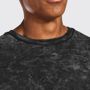 Venta al por mayor de invierno 450GSM Heavyweight Vintage Pullover Hoodie algodón grueso polar logotipo personalizado Streetwear bolsillo hombres - Product Image 3