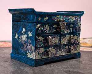 Luxury Decorative <b>Wooden</b> Mother of Pearl Inlay <b>Jewelry</b> <b>Box</b> Handmade Storage Organizer for <b>Jewelry</b> Gifts and Interior Decor - Product Image 4