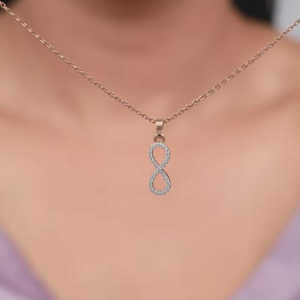 Elara Lab Grown Diamond Pendant Rose Gold 14K White Gold Box Chain Forma de flor de moda con Moissanite Pearl Ruby Main - Product Image 6