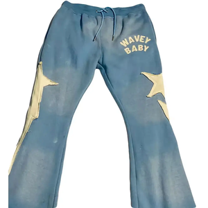 Conjunto de Sudadera con Capucha y Pantalones de Forro Polar para Hombre, Estilo Vintage, Personalizado, con Parches Bordados, para Invierno, Estilo Urbano, con Cremallera y Corte Acampanado, Tendencia Sun - Product Image 4