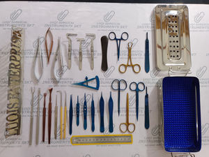 Juego de Instrumentos Quirúrgicos de Blefaroplastia de Acero Inoxidable de Alta Calidad con Certificación CE para Cirugía de Párpados y Microcirugía Ocular - Product Image 5