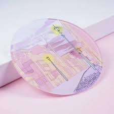 Posavasos transparente acrílico Diseño elegante y minimalista que protege las superficies mientras agrega un toque de elegancia moderna en cualquier espacio - Product Image 4