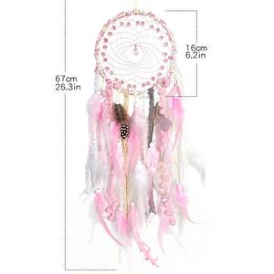 Macramé fait à la main coloré capteur de rêves Art mural bonne chance charme mauvais œil capteur de rêves pour mur bureaux à domicile espace de vie décor - Product Image 1