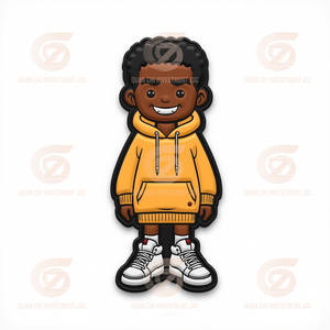 Écussons de broderie appliqués en PVC de dessin animé 3D personnalisés logo à coudre thermocollant pour vêtements chapeaux vestes sacs jeans chaussures sacs à dos - Product Image 4