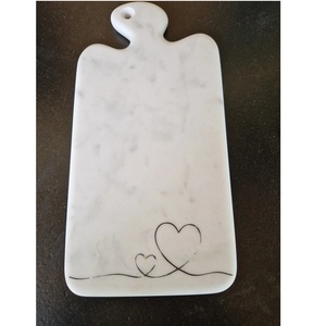 Planche à découper en marbre naturel durable et élégant pour une utilisation en cuisine pour villa et intérieur disponible au prix d'exportation - Product Image 4