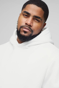 เสื้อฮู้ดดี้ผู้ชายไซส์ใหญ่สำหรับฤดูหนาว ODM OEM ขายส่ง พิมพ์ลายโลโก้ตามสั่ง แบบเต็มตัว พิมพ์ลายด้วยความร้อน ผ้าโพลีเอสเตอร์/คอตตอน ระบายอากาศได้ดี - Product Image 3