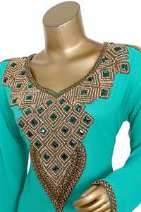 Tissu de qualité supérieure col en v Abaya femmes robe musulmane 2023 dubaï pour robe ethnique islamique - Product Image 3