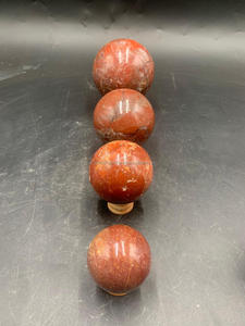 Venta al por Mayor de Gemas Naturales de Jaspe Rojo de Indonesia de Alta Calidad, Forma de Esfera, Cristal Curativo Artesanal, Tamaño 5 cm - Product Image 4
