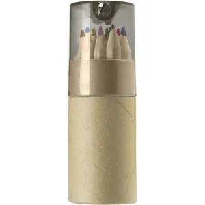 Set di Matite Colorate Personalizzate Terrence, Gadget su Misura per l'Espressione Artistica - Product Image 4