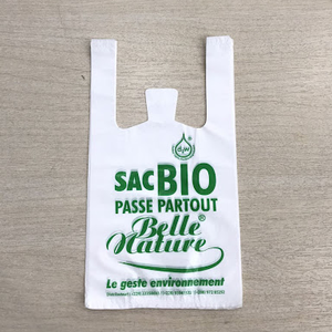 ถุงช้อปปิ้งพลาสติกย่อยสลายได้ถุงใส่เสื้อยืดสำหรับซูเปอร์มาร์เก็ต - Product Image 5