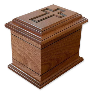 Urnas de madera humana para cenizas asequibles hechas a mano, urna de madera para adultos, urna de cremación para cenizas humanas, funeral para adultos - Product Image 1