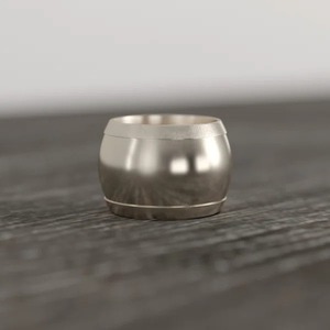 Anillo para Servilletas Redondo Básico con Acabado Plateado, Decoración Elegante para Mesa, Ideal para Restaurantes, Hoteles, Cafeterías, Bufés y Uso Diario - Product Image 3