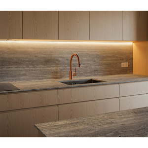 Custom Kitchen & Bathroom Vanity <b>Tops</b> Calacatta Quartz Stone Countertops Prefab Cut Carrara Calacata for Hotel Projects - Product Image 1