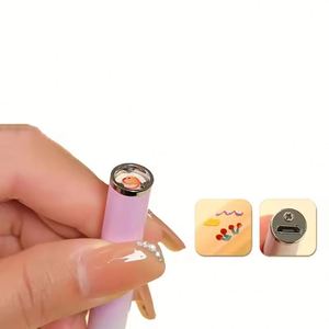Briquet rechargeable USB Type-C classique avec logo personnalisé, arc-en-ciel, avec batterie, service OEM ODM, fourni par l'usine - Product Image 6
