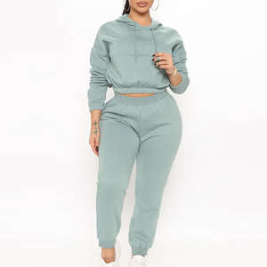 Ensemble de survêtement de luxe en coton deux pièces, tenue streetwear haut de gamme, sweat à capuche oversize zippé et jogging en tissu molleton doux à l'intérieur - Product Image 1