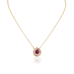 Collar con Colgante de Diamante Corte Princesa Chapado en Oro de 14k y Rodio para Mujer, Estilo Moderno para Compromiso, Certificado por Terceros - Product Image 5