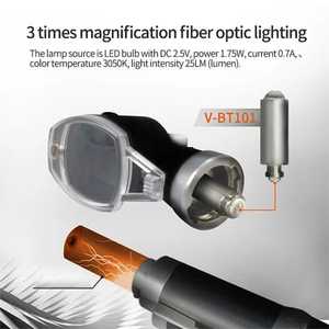 Médico Led Cuidado del oído conjunto de diagnóstico portátil Mini fibra óptica Led Mini otoscopio personalizable Acero quirúrgico electricidad - Product Image 4