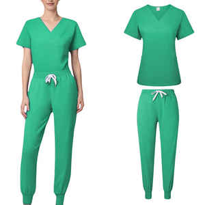 Nouvelle conception de fabrication, uniforme médical unisexe, ensembles de blouses médicales, tissu tissé en polyester/coton, usage hospitalier - Product Image 2