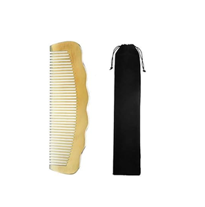 Peigne à cheveux en corne de buffle et corne de vache et forme ronde de poisson Durable Fabriqué à la main et vente chaude - Product Image 6