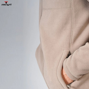 2026 New Arrival Custom Design Printed Logo Coated Camouflage Full <b>Zip</b> Crew Neck Polar Fleece Jacket Spring Made in Pakistan - Product Image 4