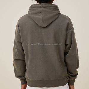 Sudadera con Capucha para Hombre, Estilo Francés, Hombros Caídos, Estampado Personalizado, Sudadera Holgada con Capucha - Product Image 2