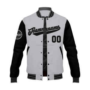 Veste de sport en laine personnalisée pour homme, respirante, coupe-vent, col montant, design tendance, logo sur le devant, patchs personnalisés - Product Image 2