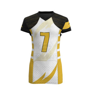 Nouveauté 2025, ensembles d'uniformes de football américain pour adultes, 100% polyester, séchage rapide, personnalisés, manches courtes - Product Image 2