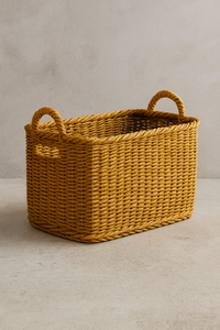 Durable Natural Rattan Eco-Friendly Multifunctional Clothing <b>Storage</b> <b>Basket</b> <b>Large</b> Capacity for Home Decor Laundry Organization - Product Image 4