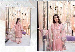 Haute qualité dames Shalwar Kameez costumes robes en coton de style pakistanais et indien pour la saison d'été des femmes - Product Image 3