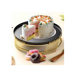 Présentoir à gâteau fait main en métal rose au design indien, luxueux et précieux pour événements à domicile, fêtes et mariages - Product Image 5