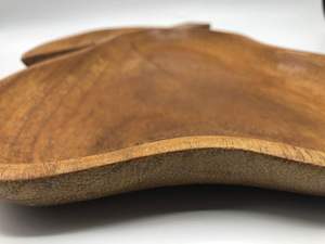 Plato y cuenco de hoja de madera hechos a mano de la mejor calidad, artículos de Hotel, restaurante, plato y bandeja de hoja de madera Natural, suministro al por mayor - Product Image 4