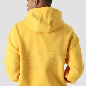 Sudaderas básicas con capucha de algodón a prueba de viento con logotipo personalizado, sudaderas básicas con capucha, sudaderas básicas con capucha de secado rápido - Product Image 4