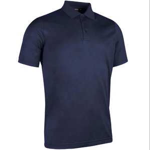 Polo à manches courtes pour homme, personnalisé, en coton, coupe classique, confortable, respirant, tissu tricoté extensible, service OEM - Product Image 1