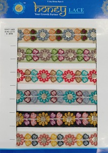 ลูกไม้ปักลายดอกไม้หลากสี - Product Image 2