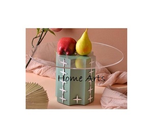 Support à chocolat en bois au design attrayant, taille personnalisée, forme ronde, support à dessert pour fournisseur en gros - Product Image 5