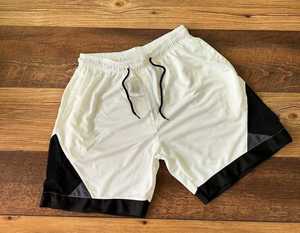 Pantalones cortos informales personalizables de alta calidad Unisex, lona impermeable transpirable, cintura media, patrón sólido, logotipo personalizado, cordón - Product Image 1