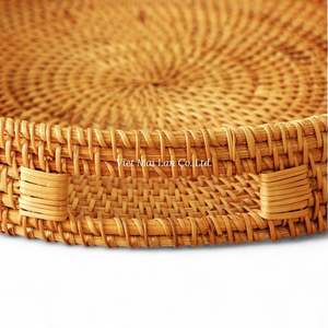 Bandeja de Ratán Hecha a Mano Asequible para Servir y Decoración del Hogar con Buen Precio - Product Image 3