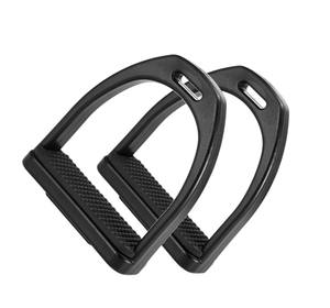 Estribos de aluminio flexibles para montar a caballo, agarre de seguridad absorbente de golpes, diseño ligero para mayor comodidad, novedad - Product Image 3